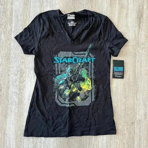 Womens Fanatics NWT StarCraft Black Tshirt - S
